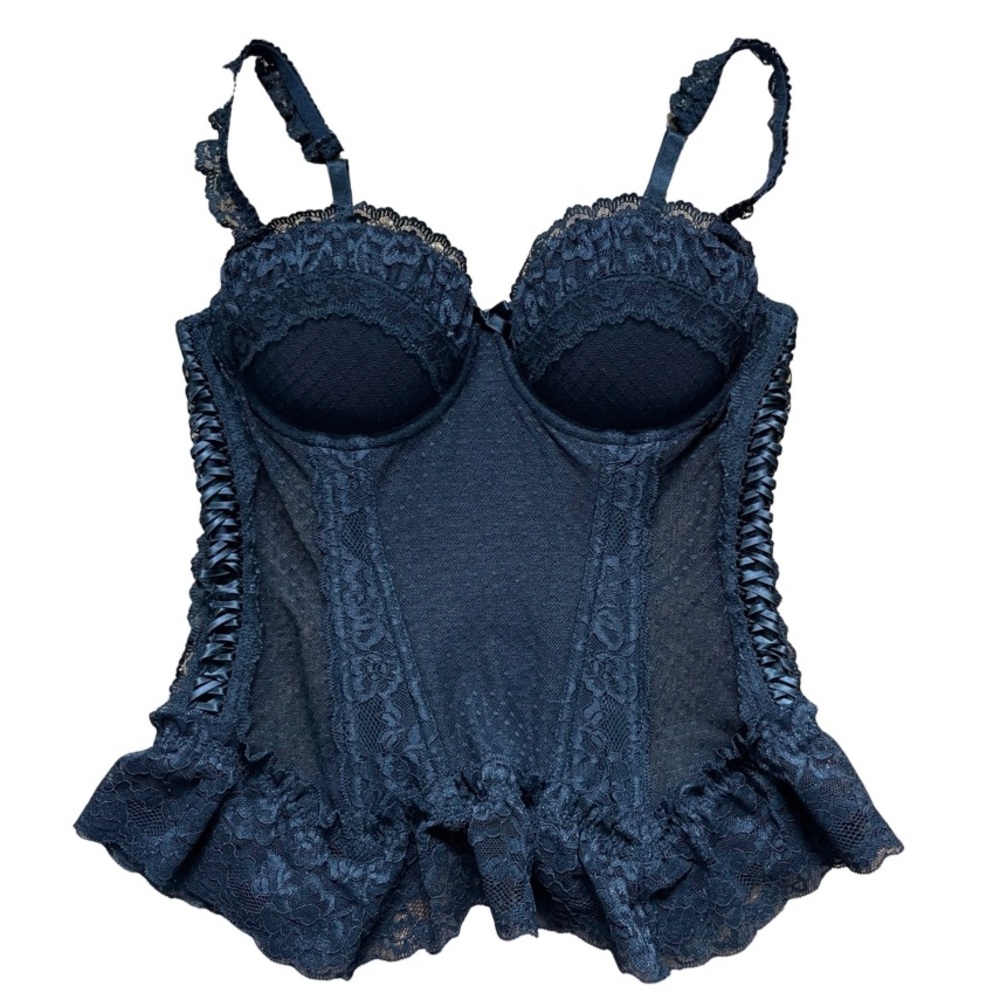 Size Small, Black Corset Y2K